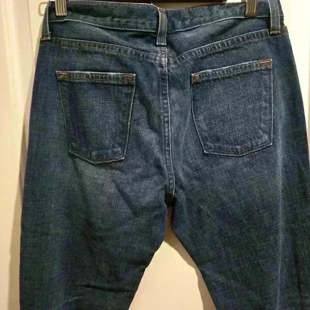P7458 j.crew vintage straight leg medium wash jeans size 26 regular - Picture 5 of 6